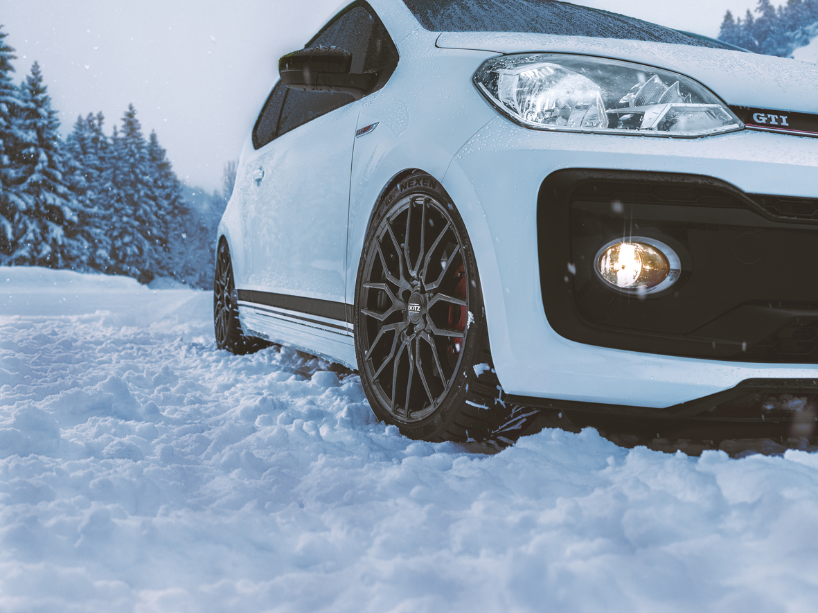 DOTZ LimeRock grey VW Up front