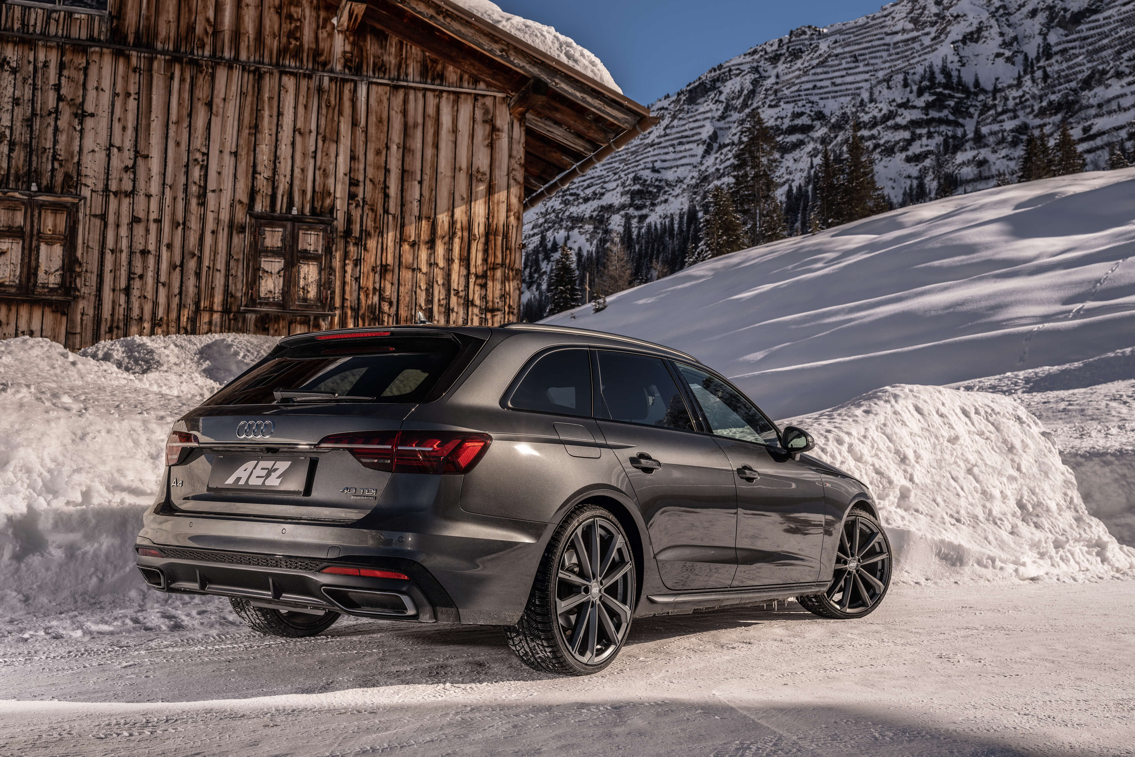 AEZ Aruba graphite Audi A4 Heck