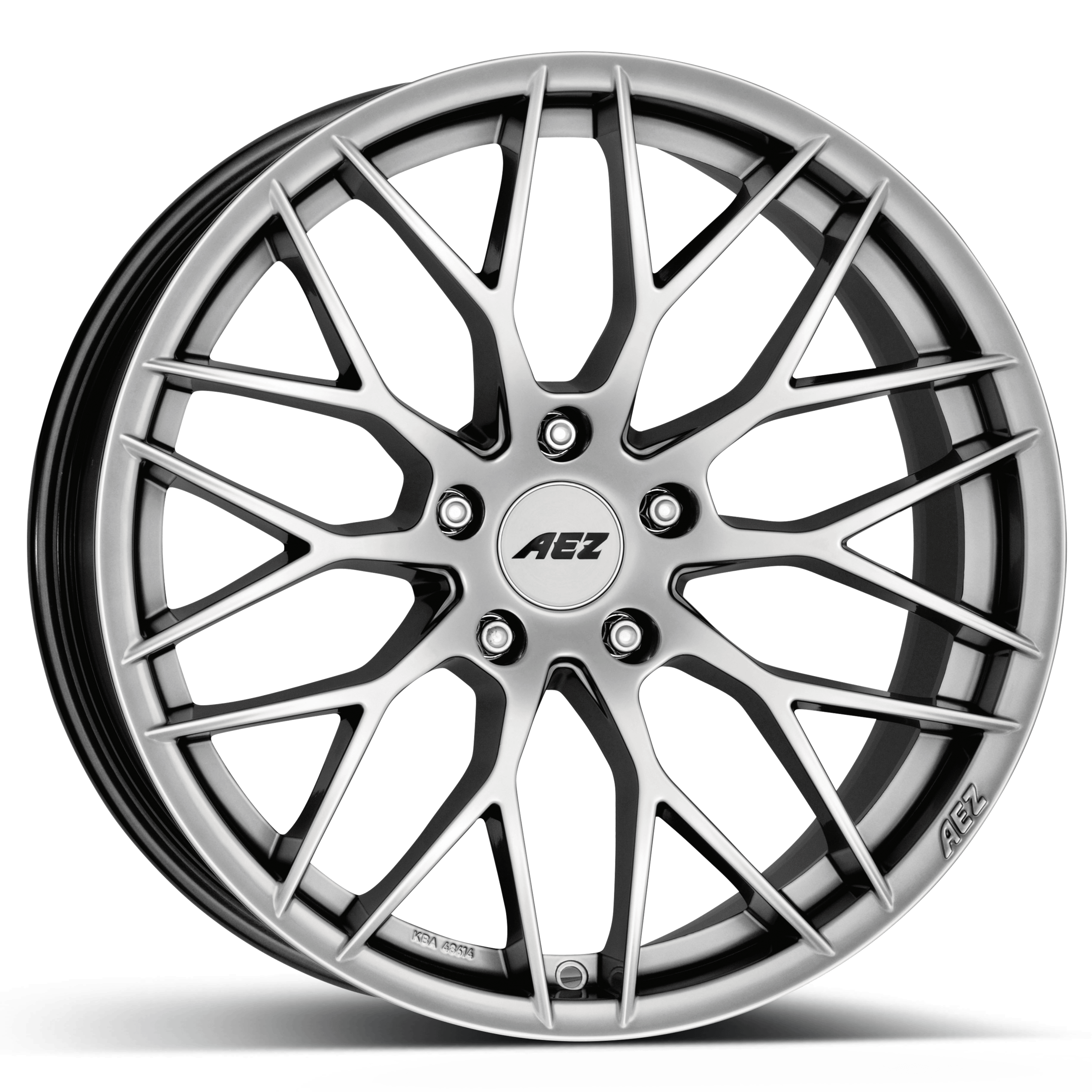 AEZ Antigua high gloss sportliche Alufelge seitlich