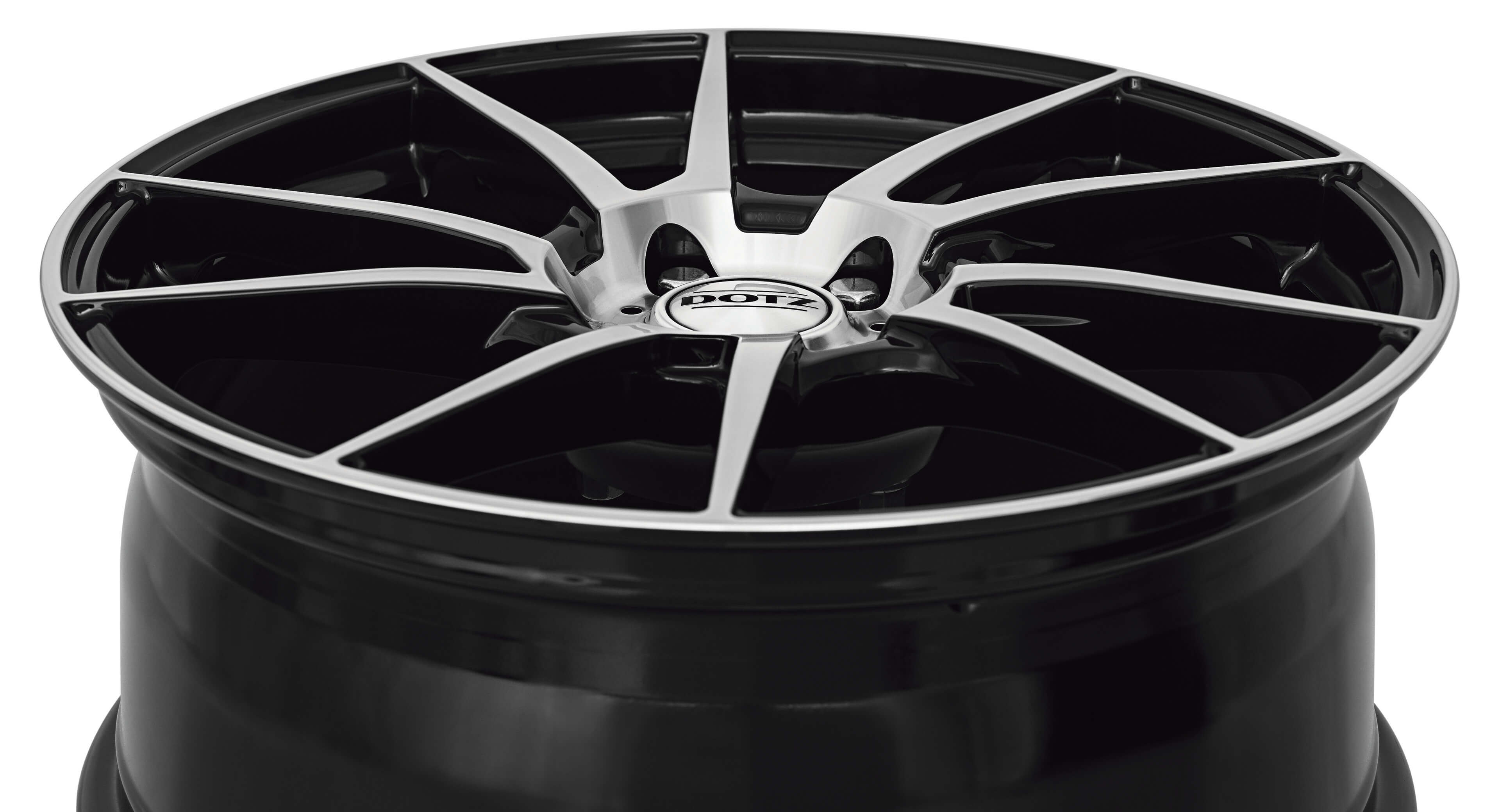 DOTZ Kendo Alufelge Doppelspeiche Design Detail von ganz oben