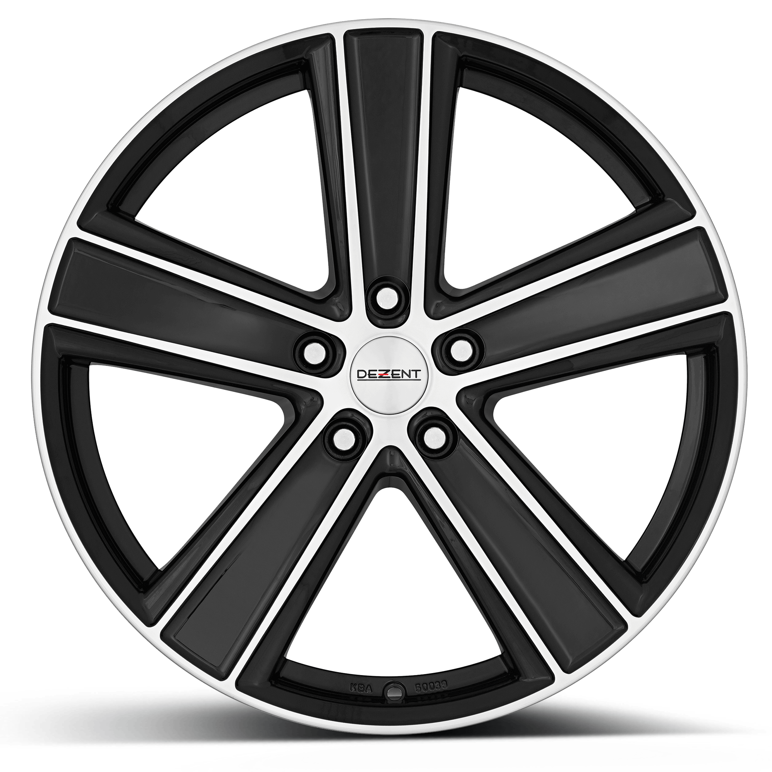 DEZENT TH dark 5-Speichen Alufelge frontal