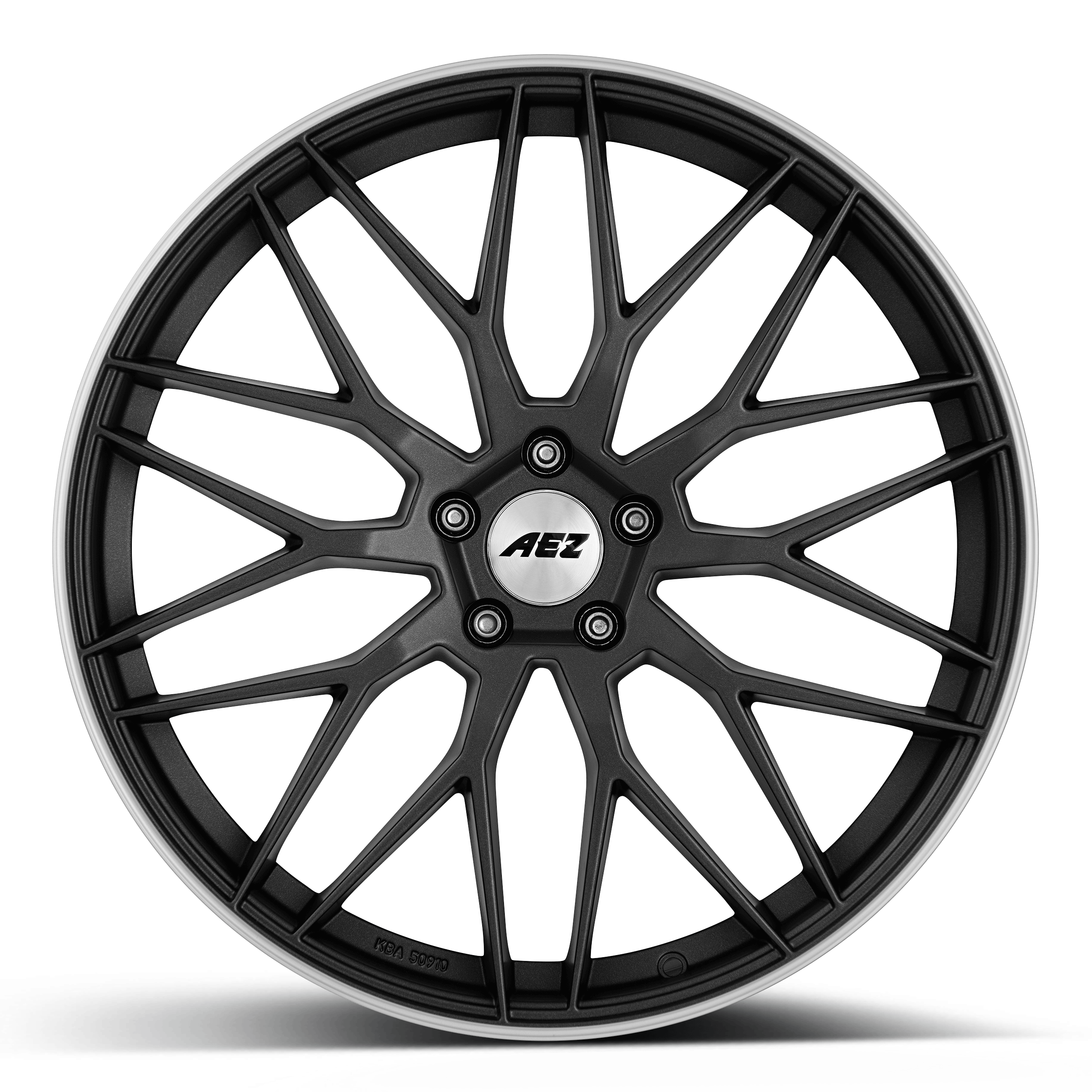 AEZ Crest dark Alufelge gunmetal matt stilvoll frontal 