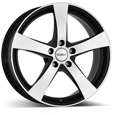 DEZENT RE black polished Schatten Seite