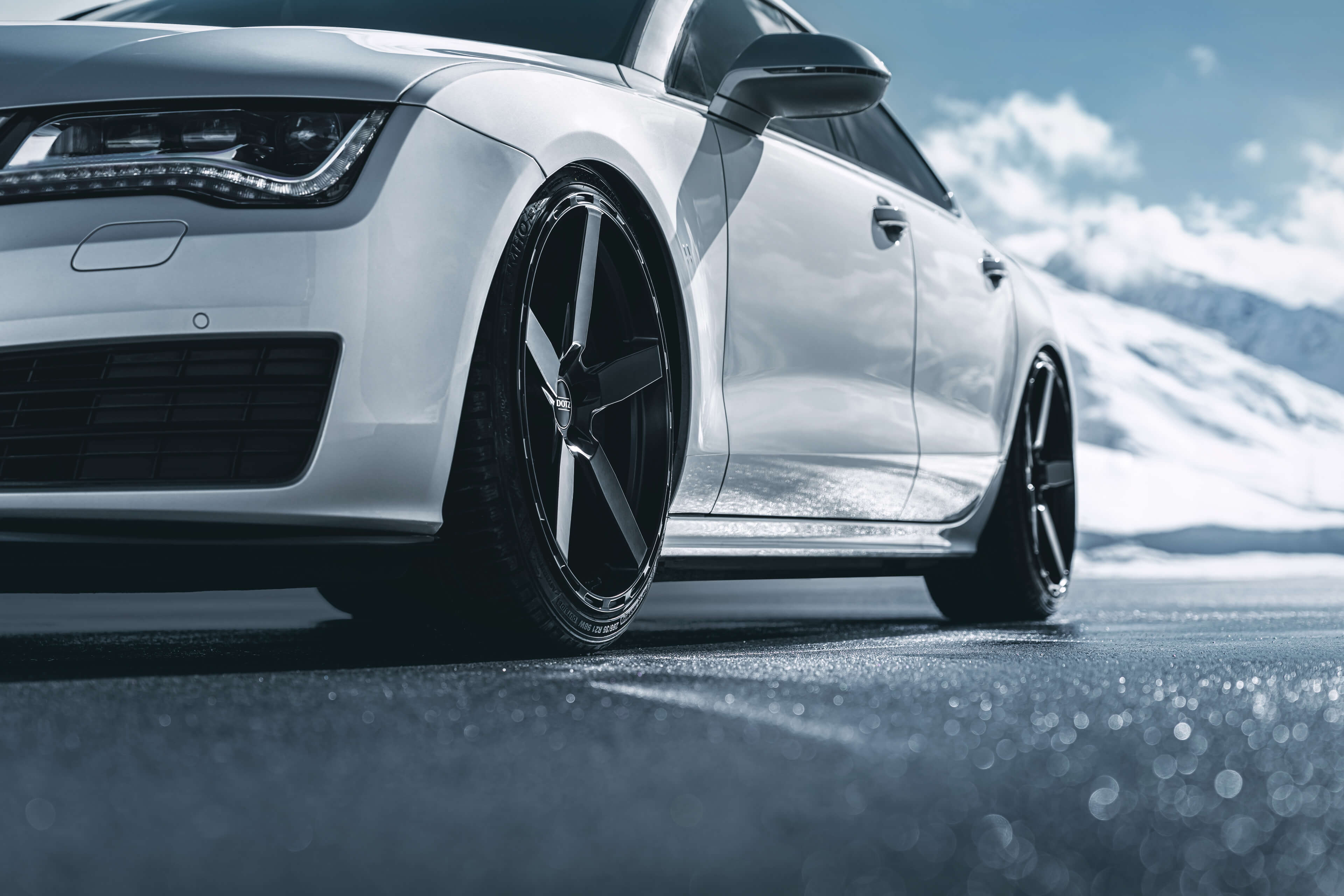 DOTZ MarinaBay black Audi A5 detail