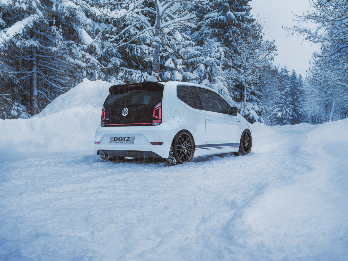 DOTZ LimeRock grey VW Up Heck
