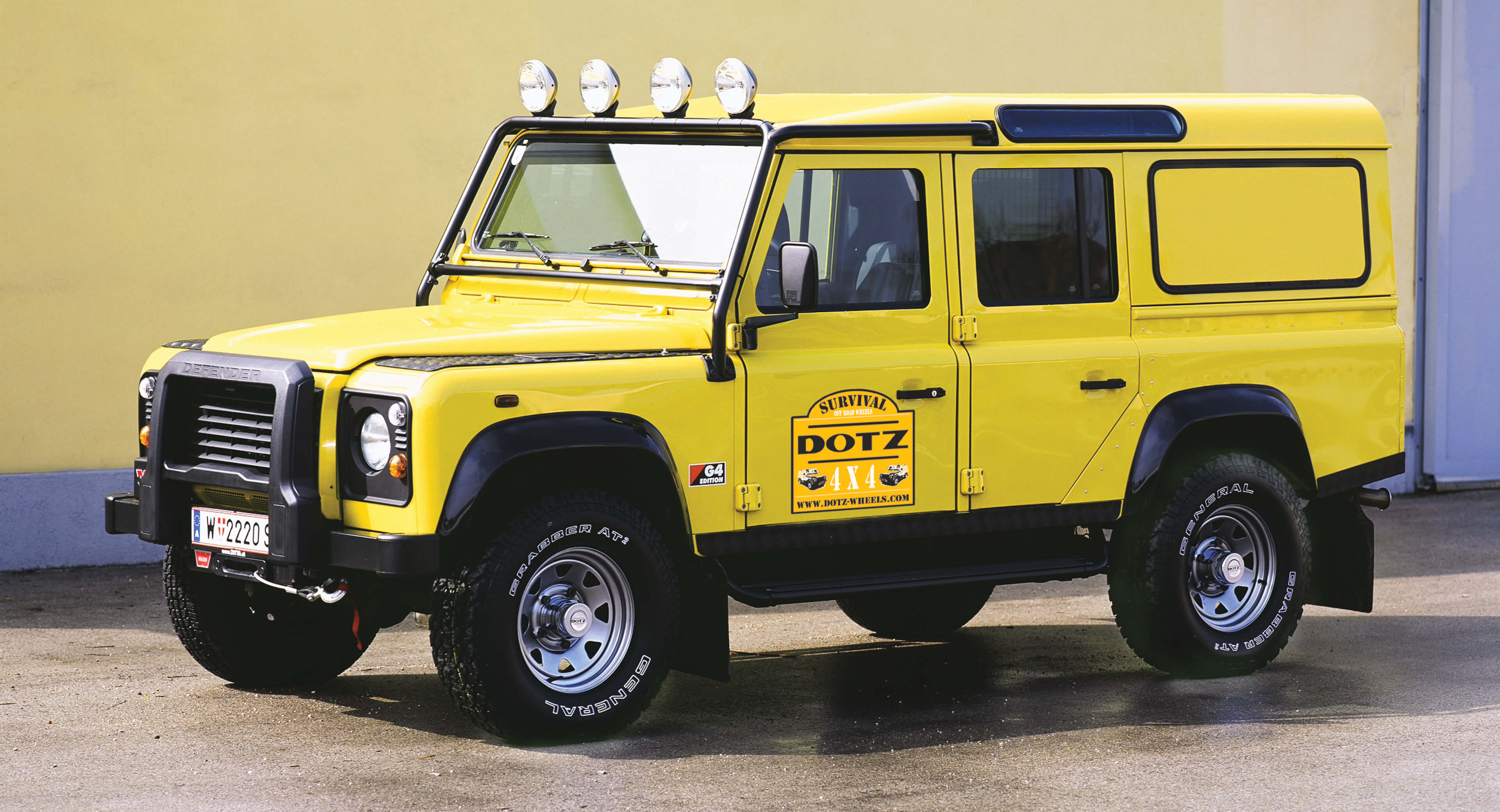 DOTZ SURVIVAL Pharao 4x4 Stahlrad Off Road 6x15 7x16 Kia Sportage, Lada Niva Taiga, Mitsubishi Pajero, Nissan Pickup