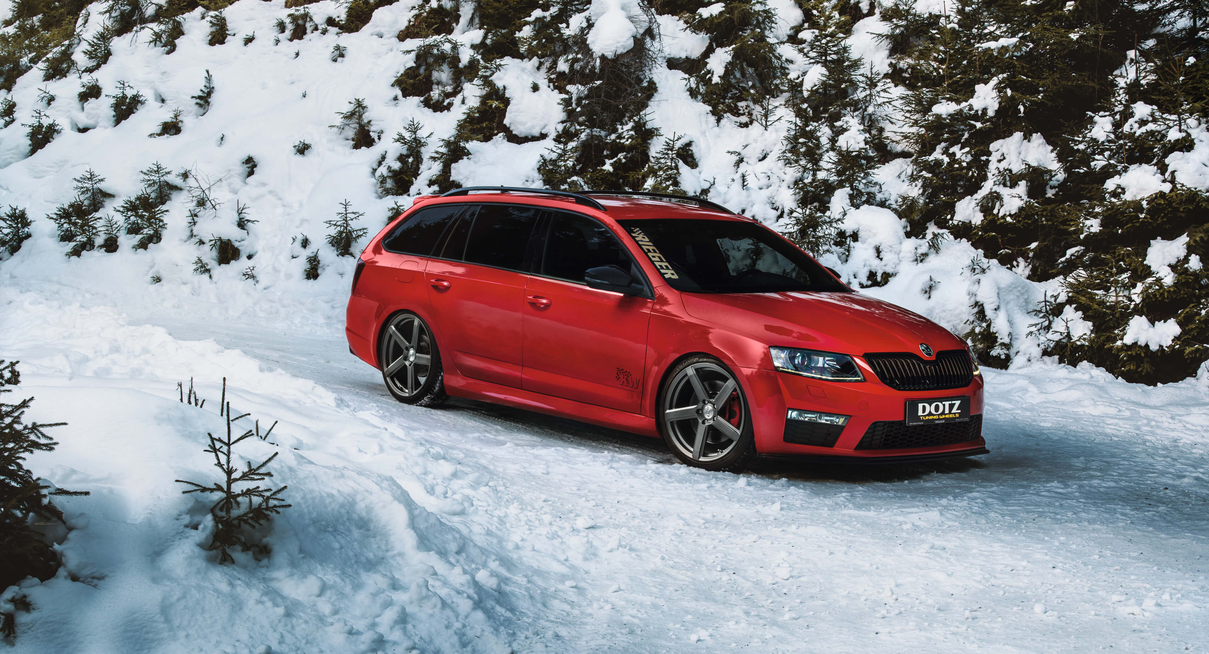 DOTZ CP5 Rad Alufelge Skoda Oktovia RS Kombi SR3-Lackierung