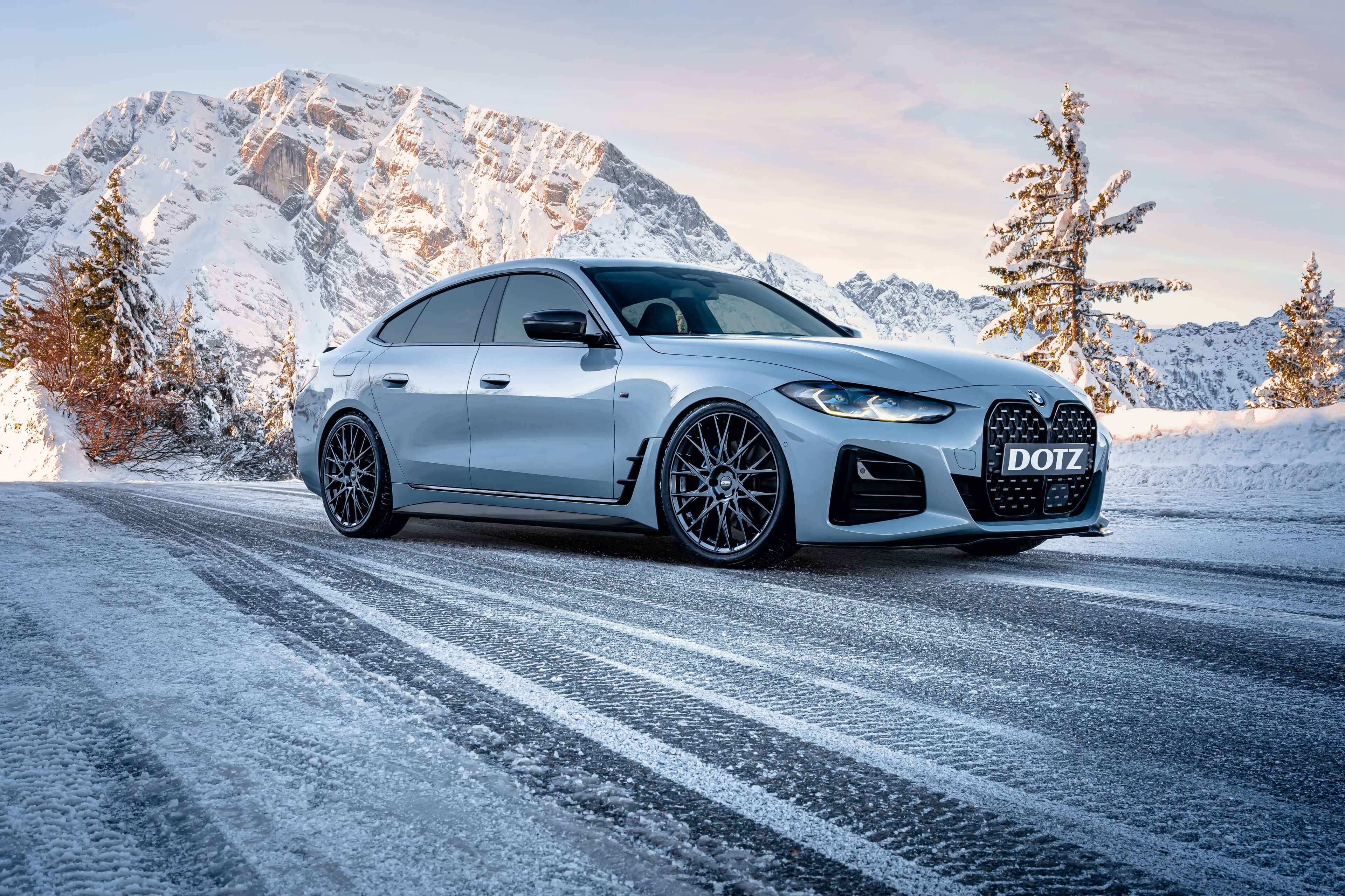 DOTZ Fuji grey BMW 4er Gran Coupe frontal