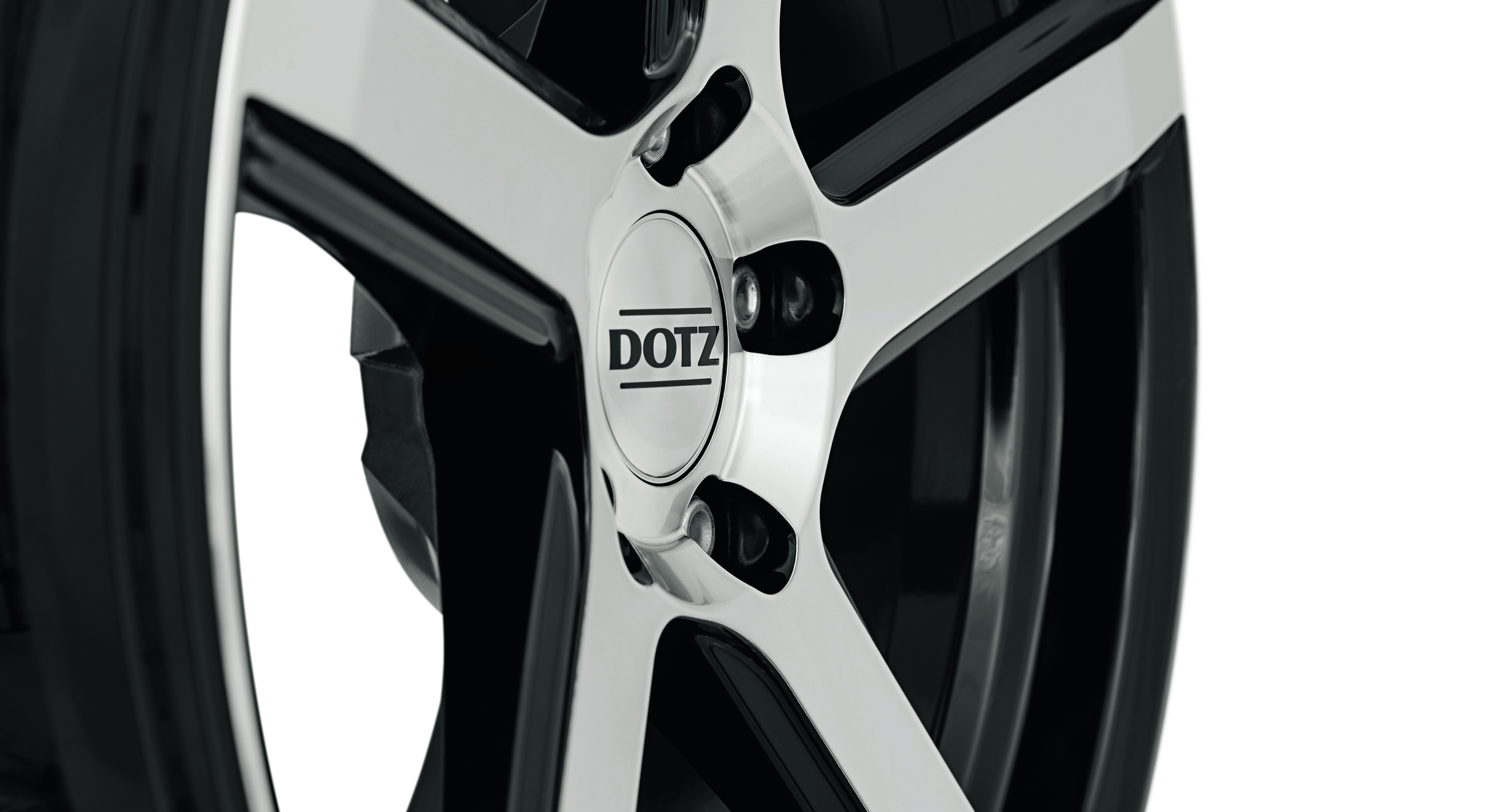 DOTZ CP5 dark Tuning Felge 5-Speiche Detail frontal