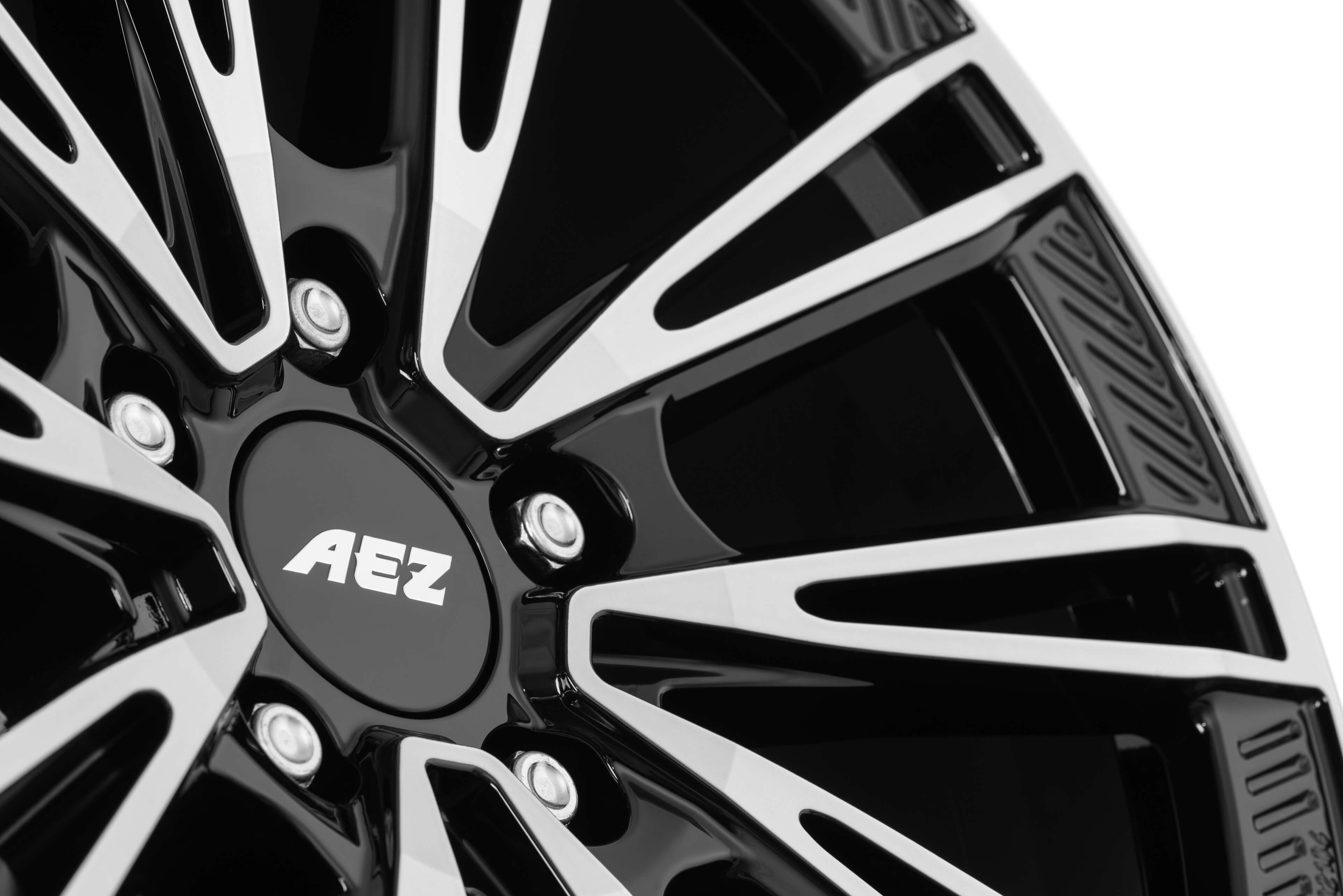 AEZ Alaska dark Detail Lochkreis Nabenkappe